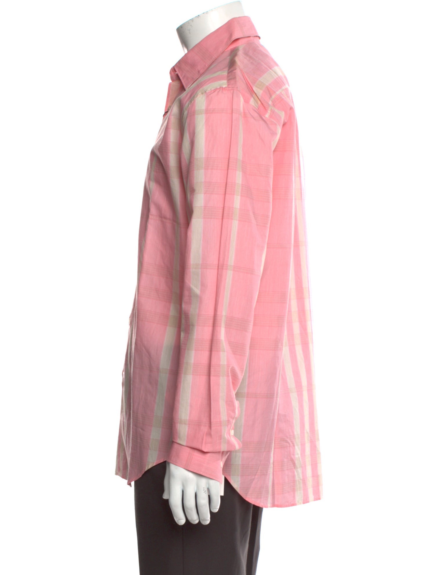 Burberry London Exploded Check Pattern Long Sleeve Shirt w/ Tags