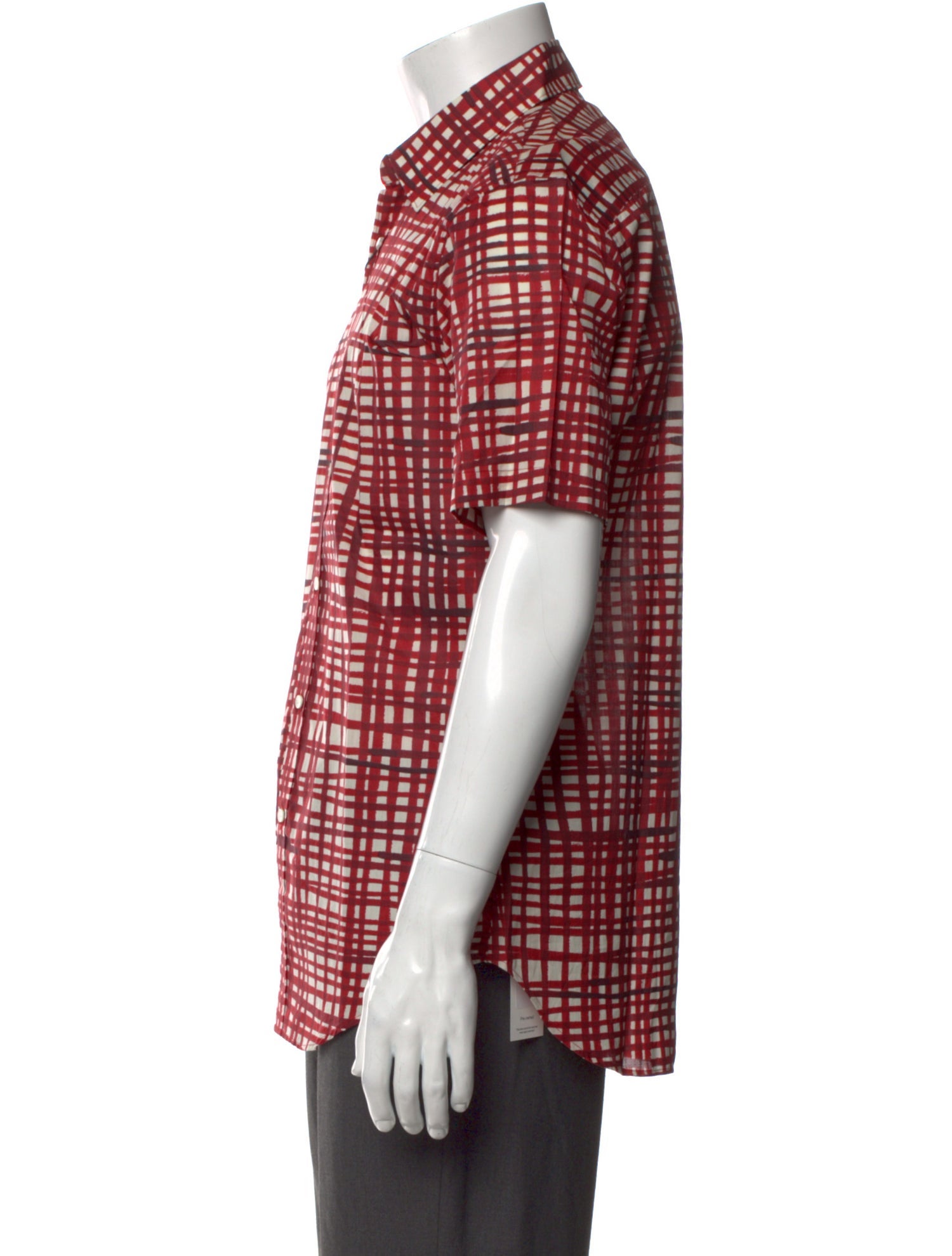 Burberry London Plaid Print Short Sleeve Shirt w/ Tags