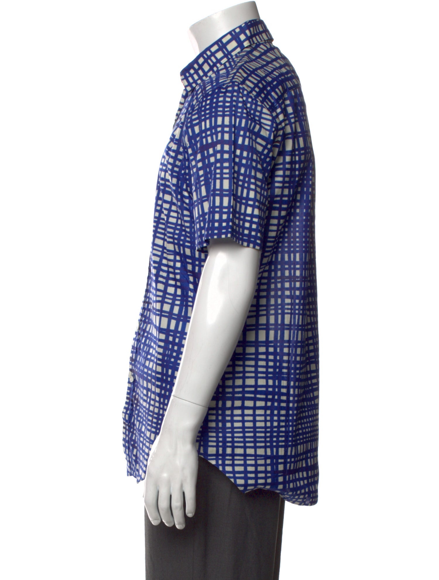 Burberry London Plaid Print Short Sleeve Shirt w/ Tags