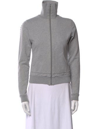 Burberry London Mock Neck Long Sleeve Sweatshirt