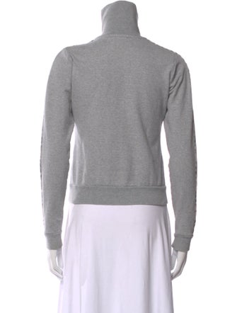 Burberry London Mock Neck Long Sleeve Sweatshirt