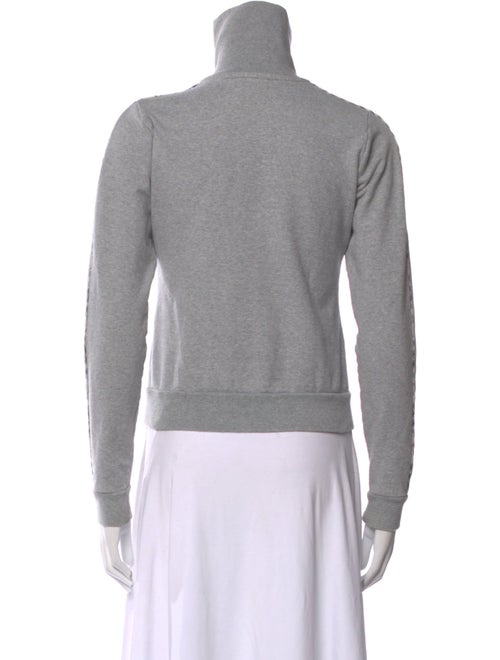 Burberry London Mock Neck Long Sleeve Sweatshirt