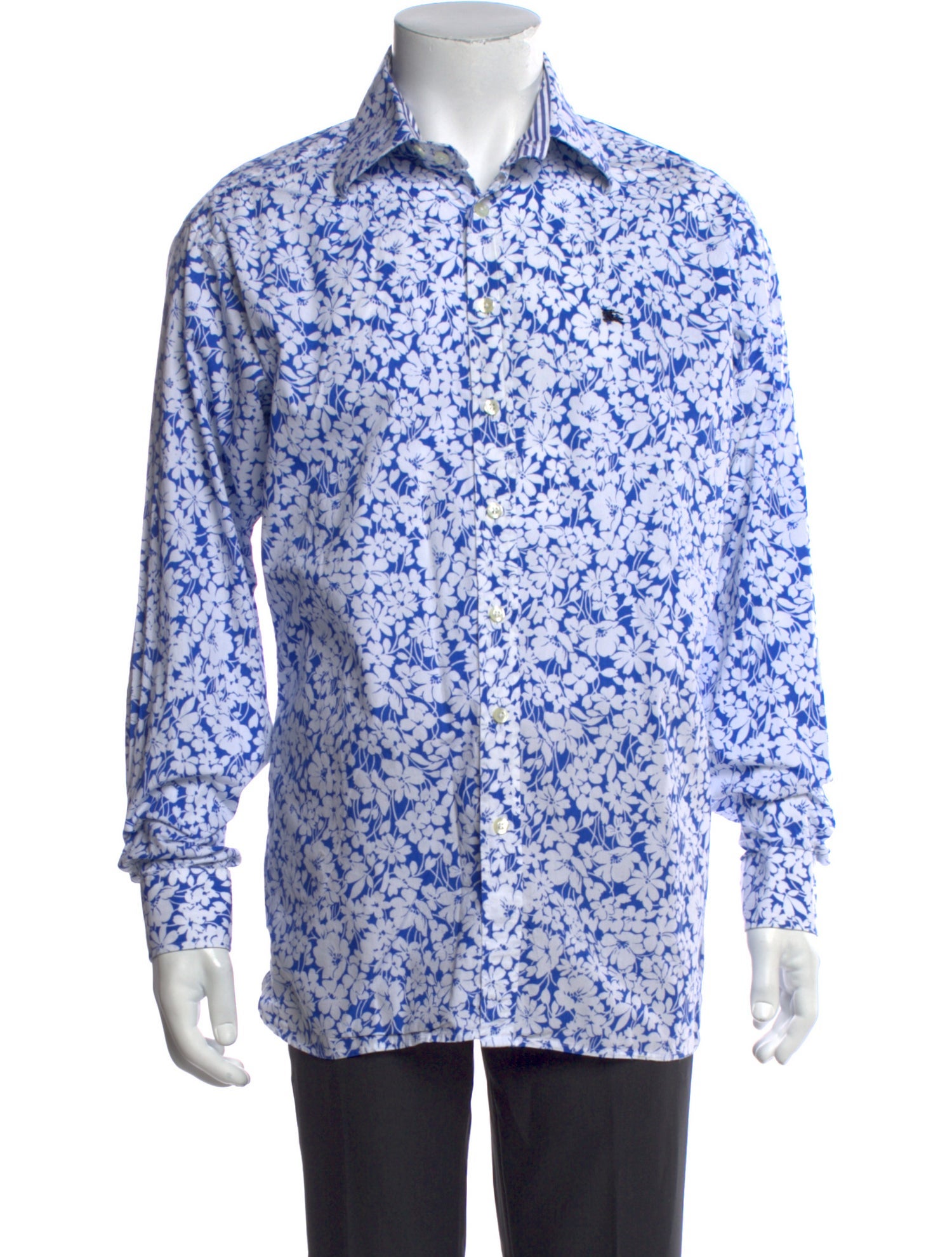 Burberry London Floral Print Long Sleeve Shirt