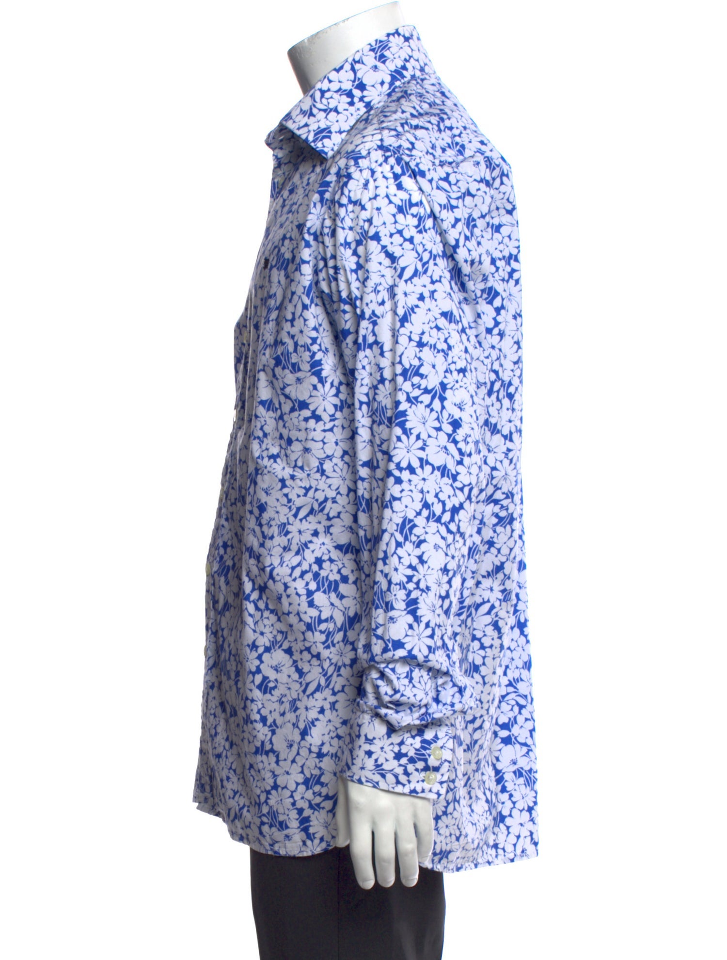 Burberry London Floral Print Long Sleeve Shirt