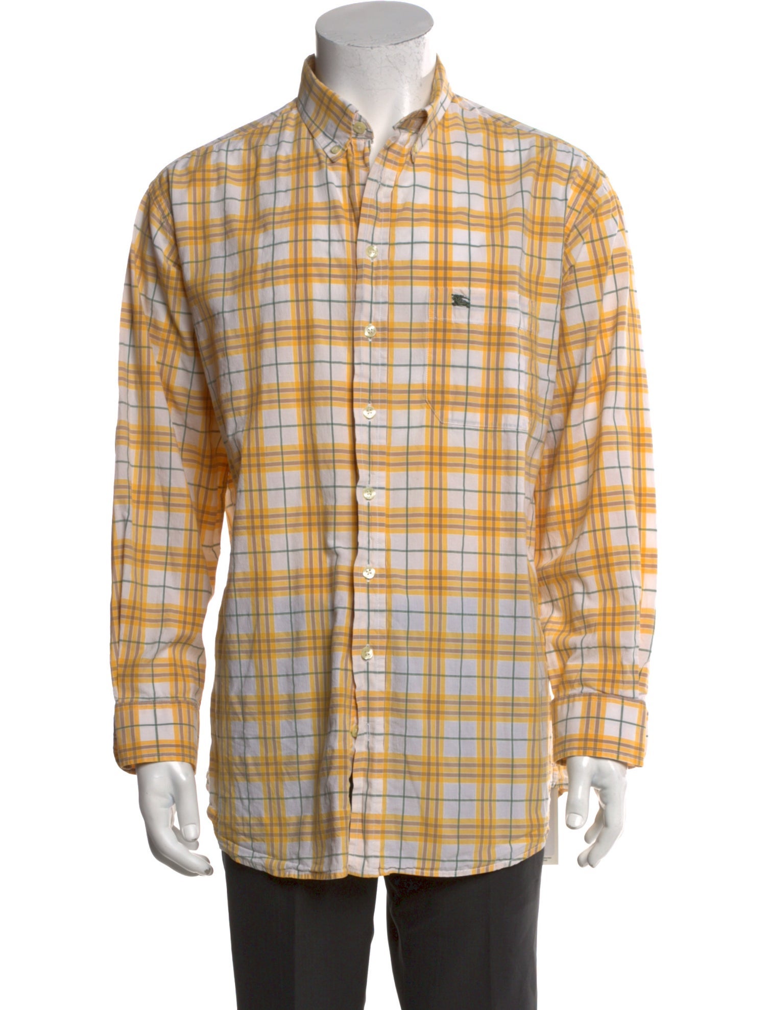 Burberry London Nova Check Pattern Long Sleeve Shirt