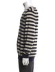 Burberry London Striped V-Neck Pullover