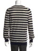 Burberry London Striped V-Neck Pullover