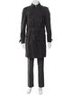 Burberry London House Check Pattern Trench Coat