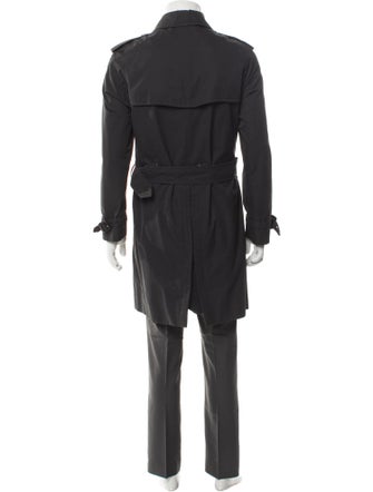 Burberry London House Check Pattern Trench Coat