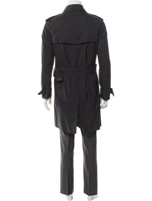 Burberry London House Check Pattern Trench Coat