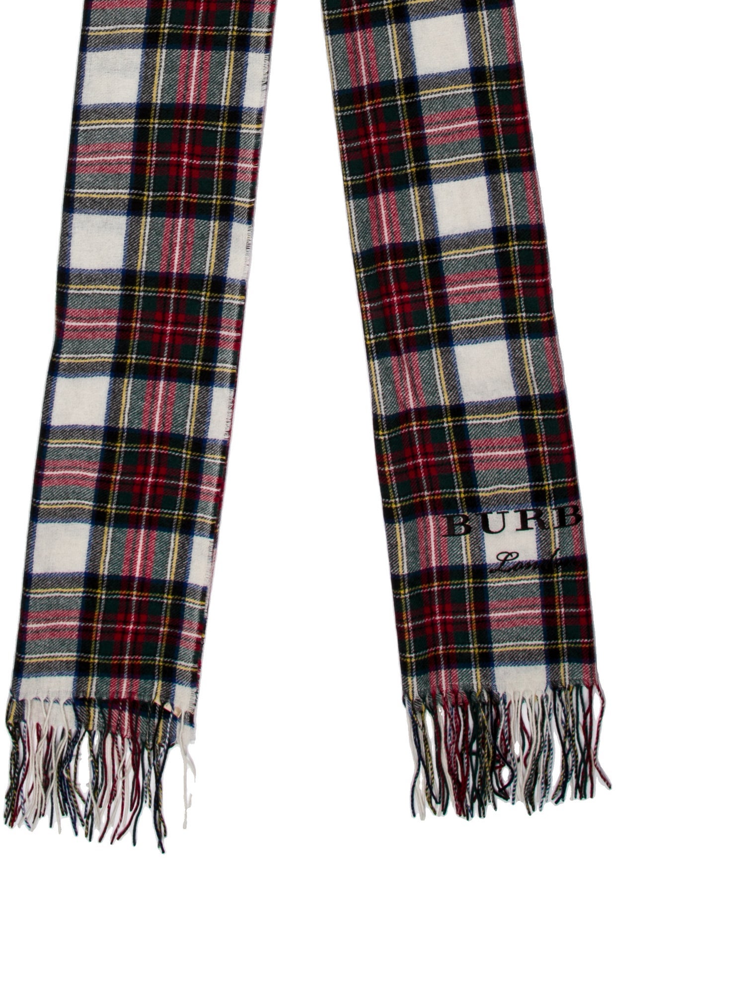 Burberry London Cashmere Striped Scarf w/ Tags