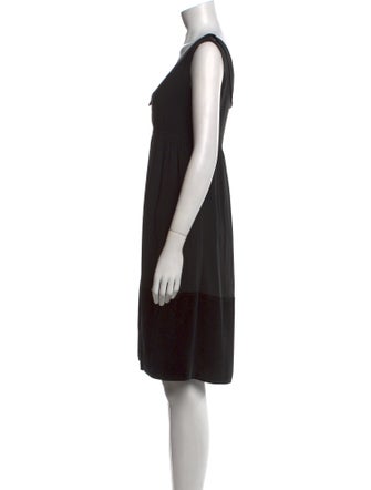 Burberry London Silk Knee-Length Dress