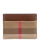 Burberry London Canvas Printed Card Holder