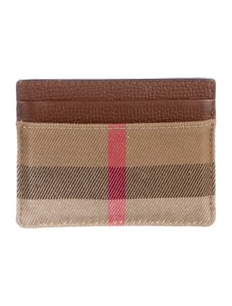 Burberry London Canvas Printed Card Holder