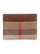 Burberry London Canvas Printed Card Holder