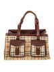 Burberry London Haymarket Check Top Handle Bag