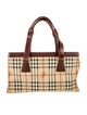 Burberry London Haymarket Check Top Handle Bag