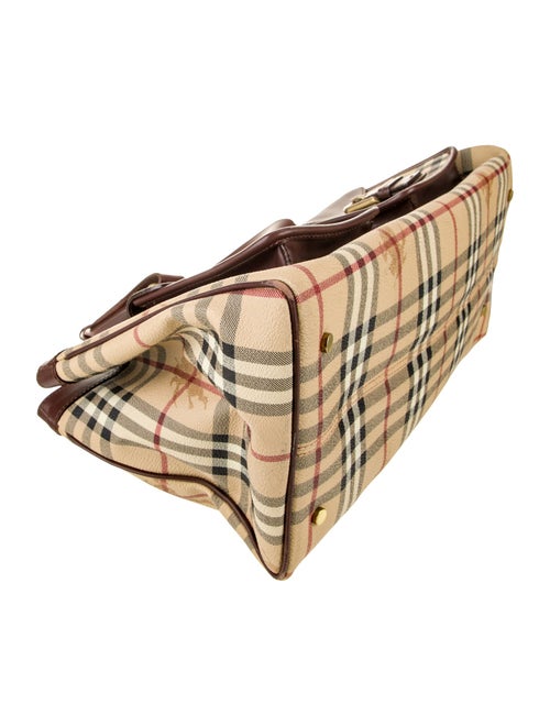 Burberry London Haymarket Check Top Handle Bag