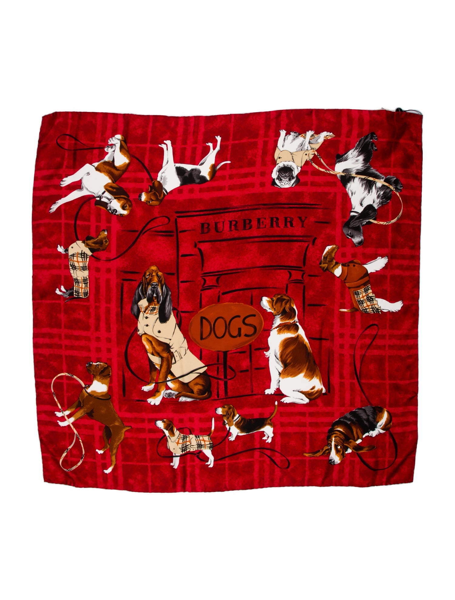 Burberry London Silk Printed Scarf w/ Tags