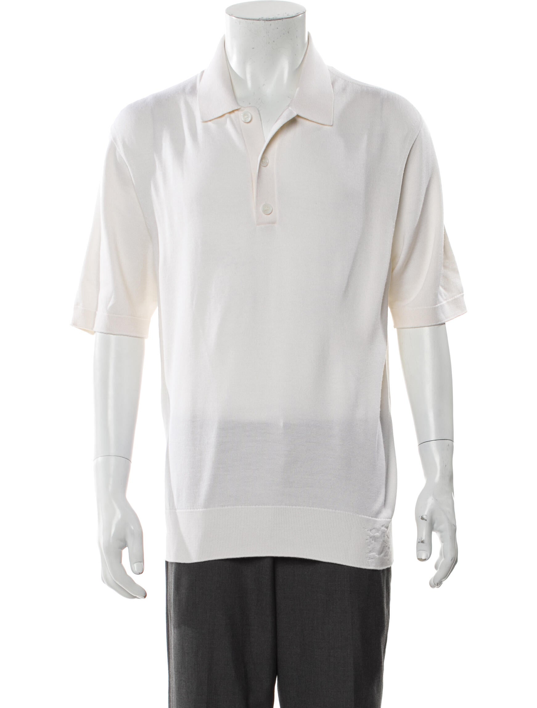 Burberry Wool Collar Polo Shirt w/ Tags