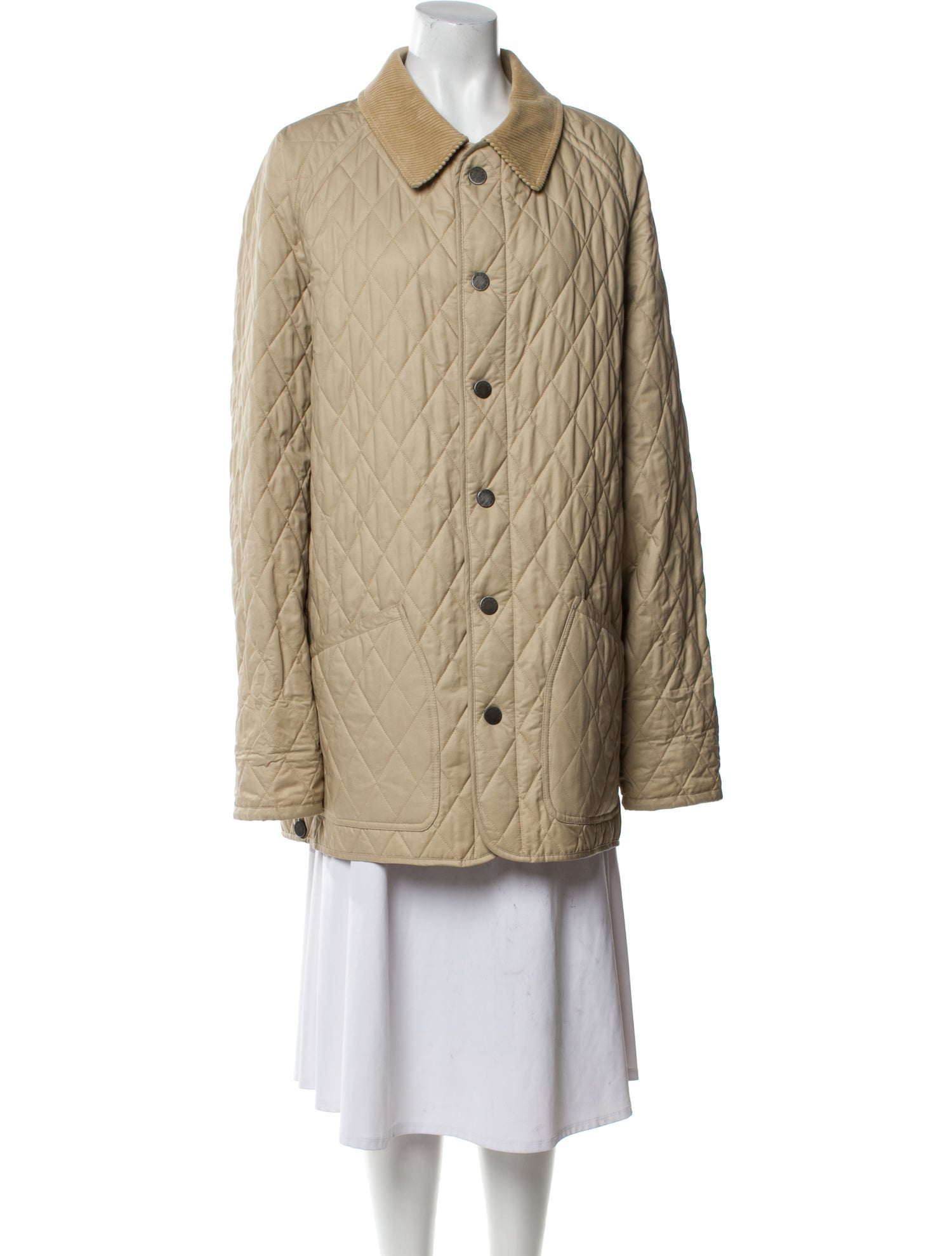 Burberry London Tweed Pattern Coat