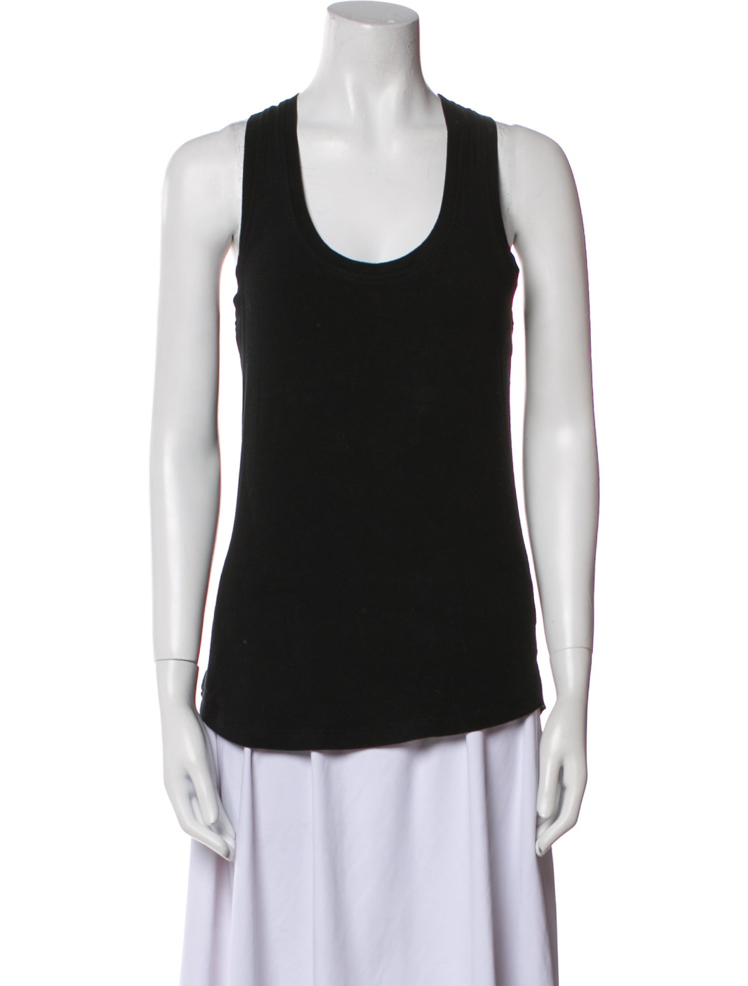 Burberry London Scoop Neck Sleeveless Top