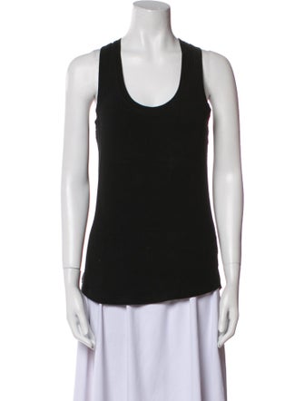 Burberry London Scoop Neck Sleeveless Top
