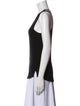 Burberry London Scoop Neck Sleeveless Top