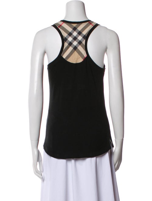 Burberry London Scoop Neck Sleeveless Top