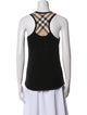 Burberry London Scoop Neck Sleeveless Top