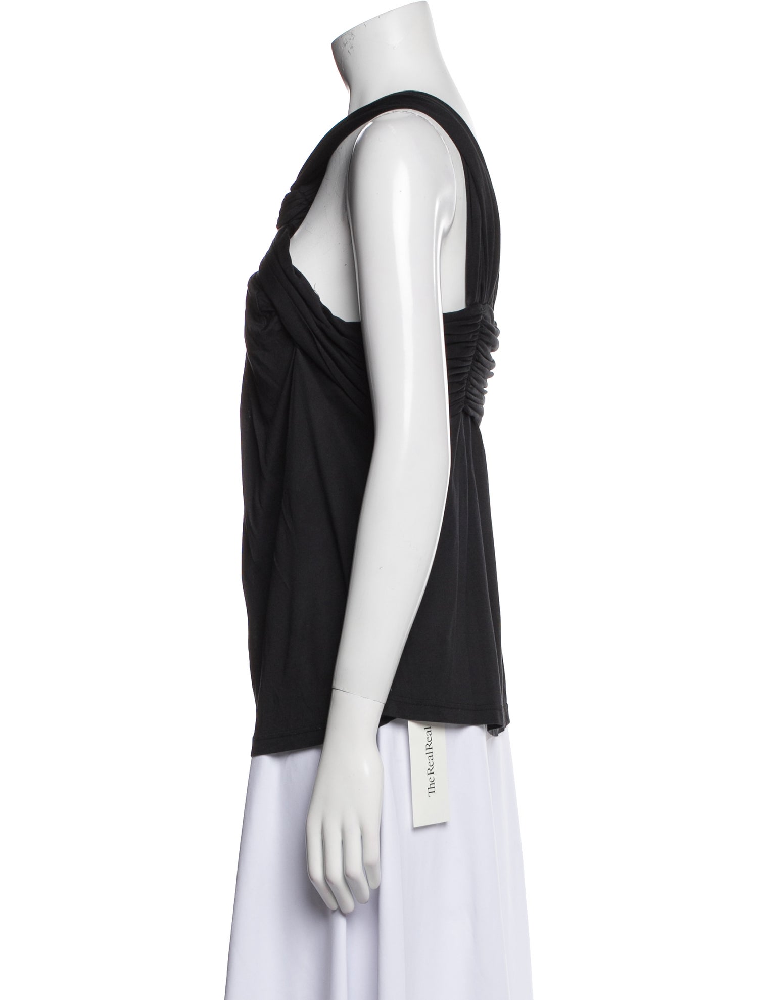 Burberry London V-Neck Sleeveless Blouse