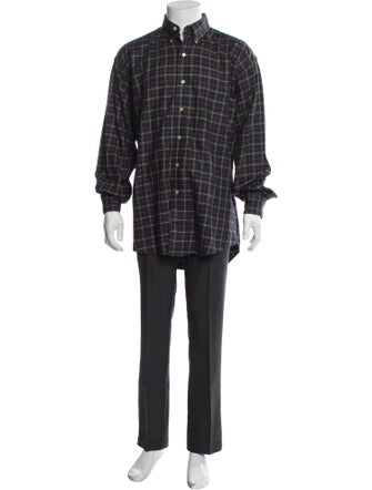 Burberry London Abstract Check Long Sleeve Shirt