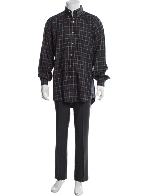 Burberry London Abstract Check Long Sleeve Shirt