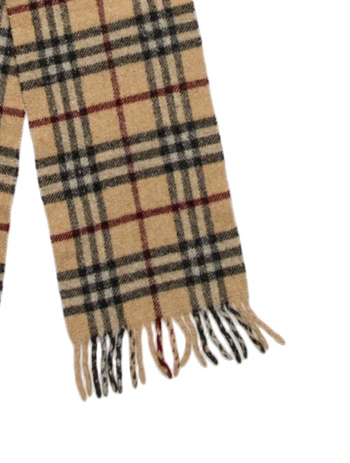 Burberry London Lambswool Nova Check Pattern Scarf