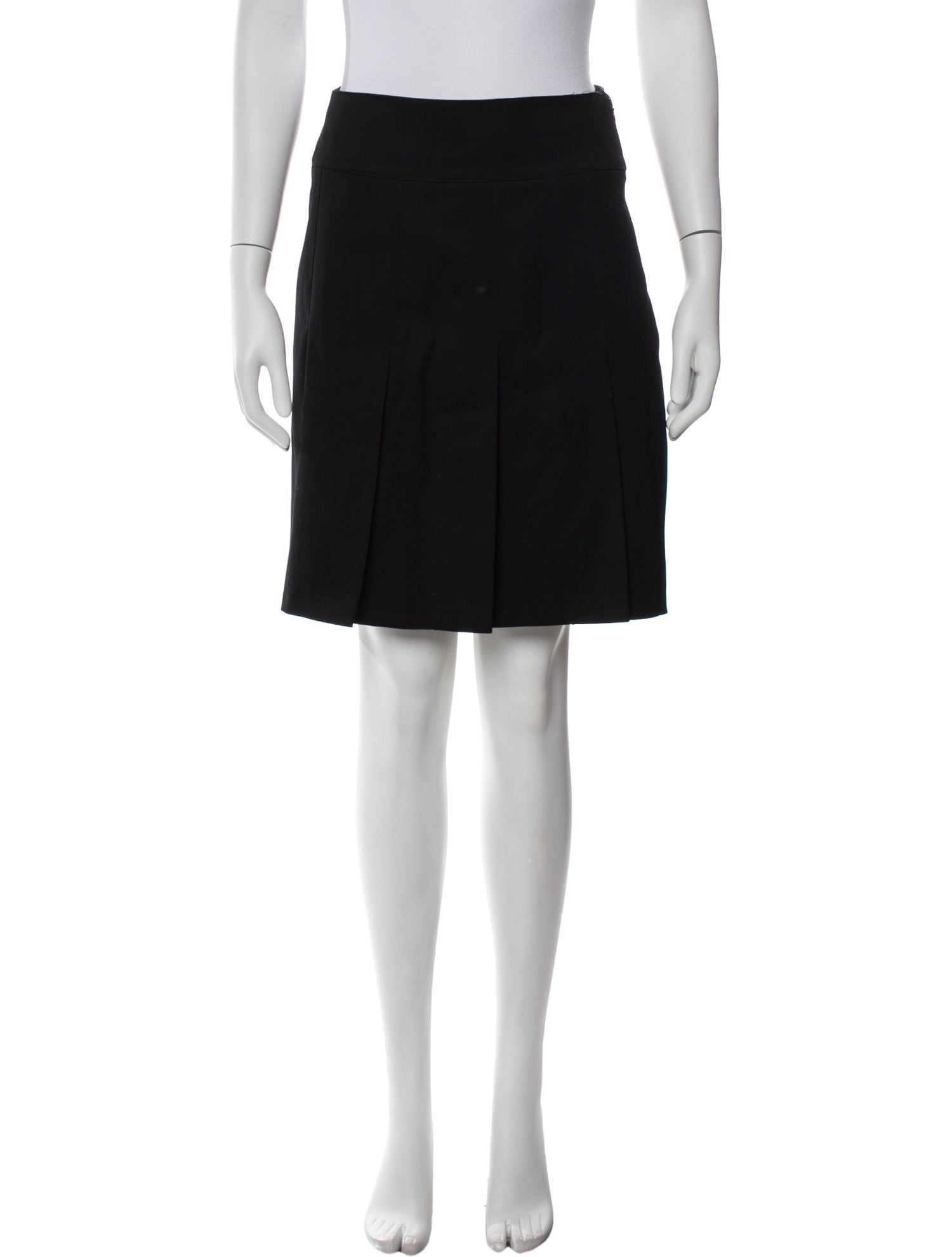 Burberry London Wool Knee-Length Skirt