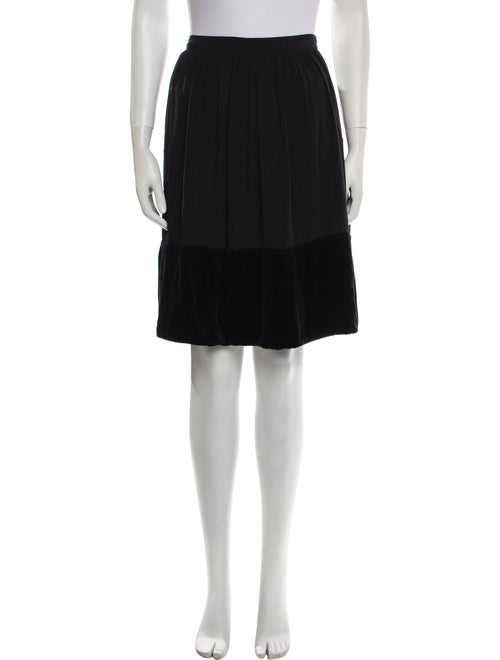 Burberry London Silk Knee-Length Skirt