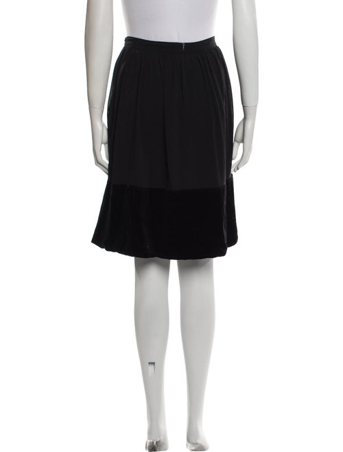 Burberry London Silk Knee-Length Skirt