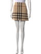 Burberry London Wool Mini Skirt