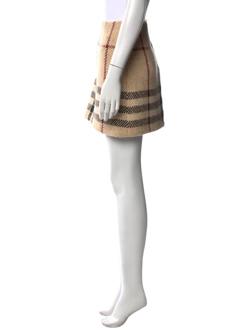 Burberry London Wool Mini Skirt