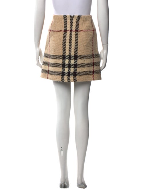 Burberry London Wool Mini Skirt