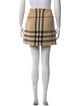 Burberry London Wool Mini Skirt