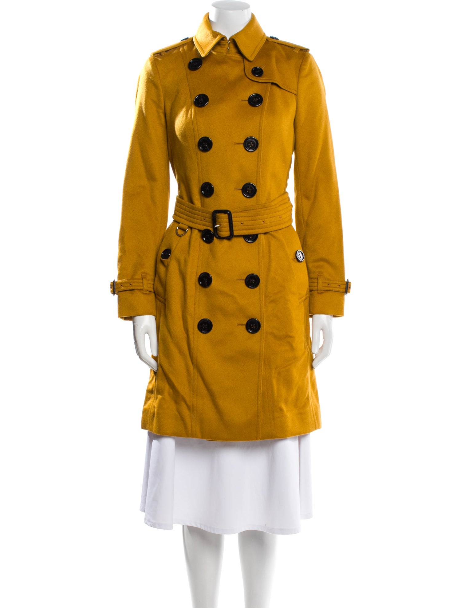 Burberry London Cashmere Trench Coat