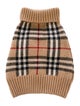 Burberry London Patterned Virgin Wool Dog Sweater