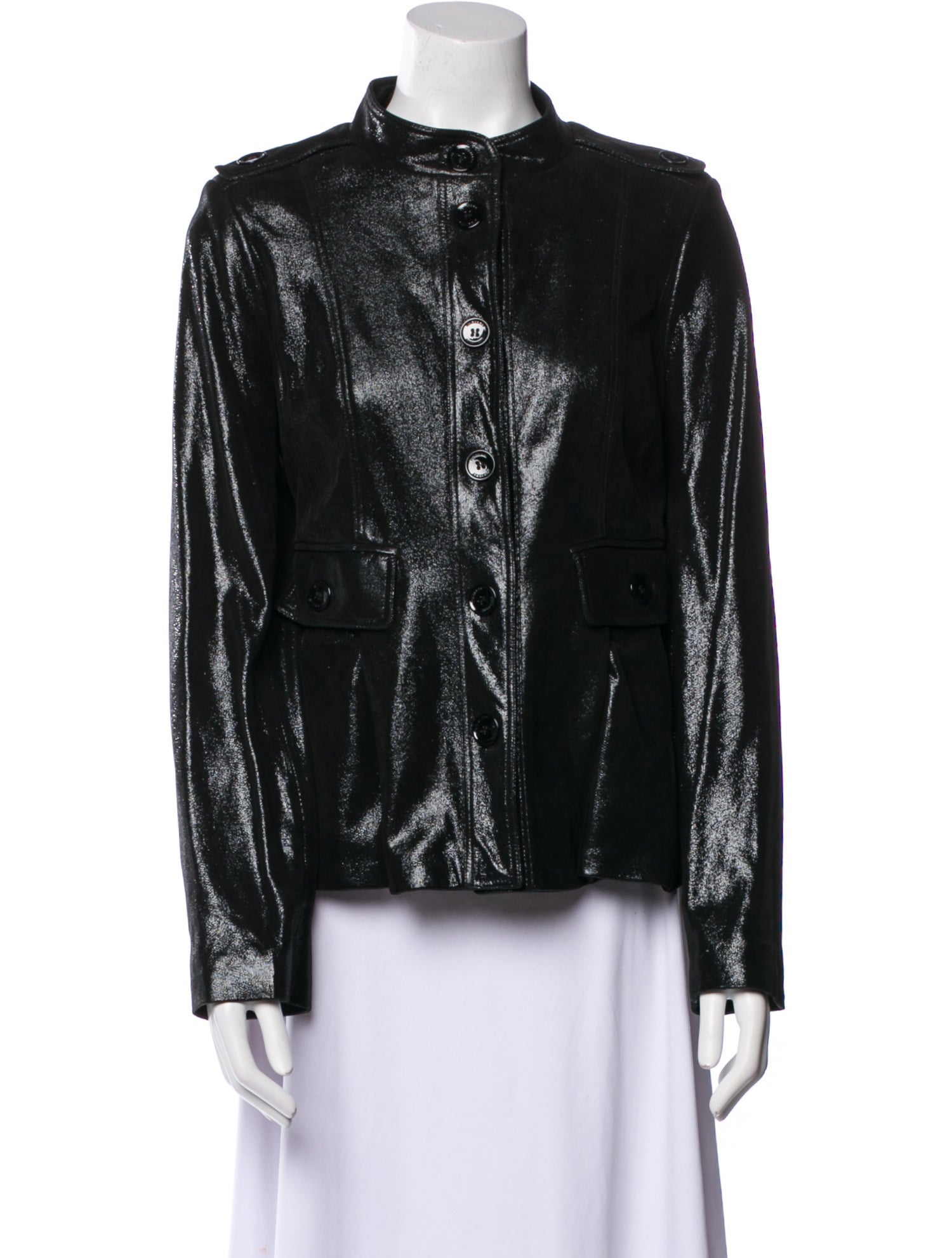 Burberry London Leather Biker Jacket