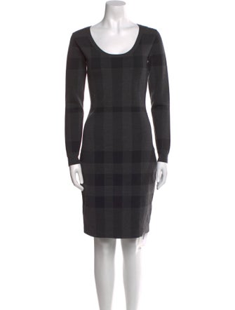 Burberry London Wool Knee-Length Dress