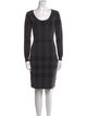 Burberry London Wool Knee-Length Dress