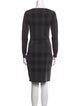 Burberry London Wool Knee-Length Dress