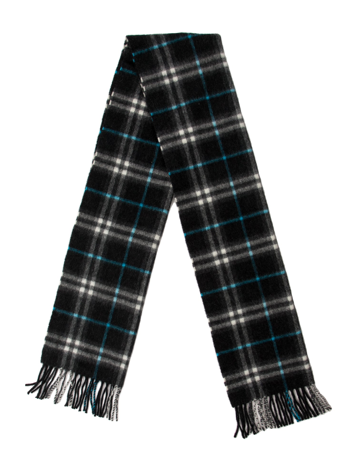 Burberry London Cashmere House Check Pattern Scarf