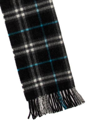 Burberry London Cashmere House Check Pattern Scarf