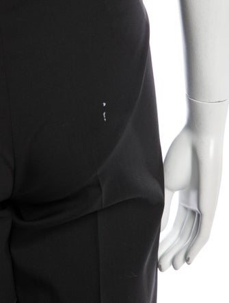 Burberry London Wool Straight Leg Pants